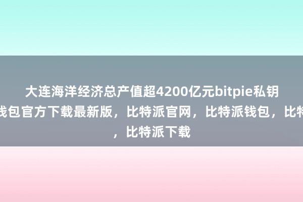 大连海洋经济总产值超4200亿元bitpie私钥比特派钱包官方下载最新版，比特派官网，比特派钱包，比特派下载