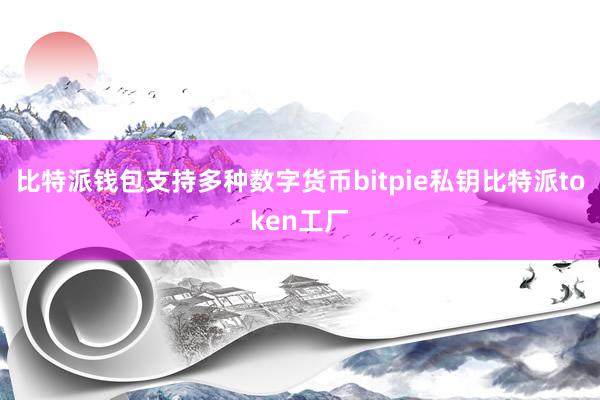 比特派钱包支持多种数字货币bitpie私钥比特派token工厂