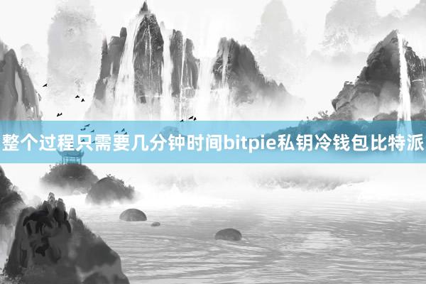 整个过程只需要几分钟时间bitpie私钥冷钱包比特派