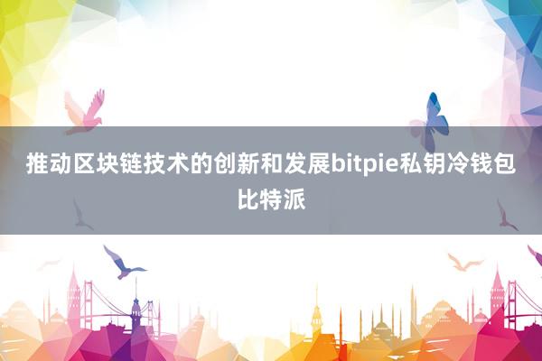 推动区块链技术的创新和发展bitpie私钥冷钱包比特派