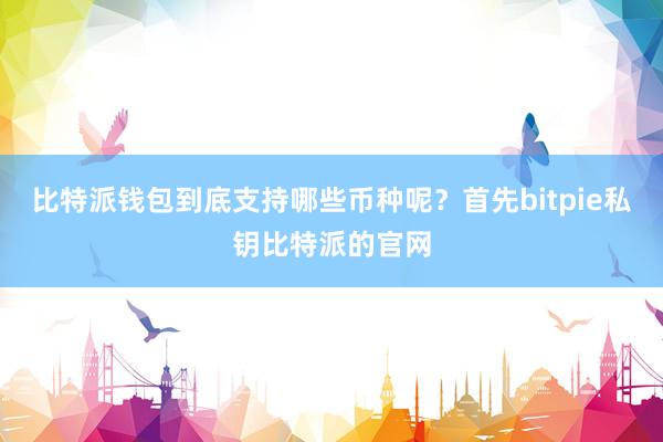 比特派钱包到底支持哪些币种呢？首先bitpie私钥比特派的官网