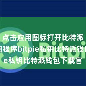 点击应用图标打开比特派钱包应用程序bitpie私钥比特派钱包下载官