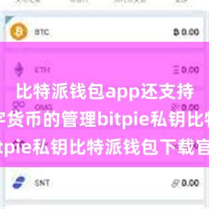 比特派钱包app还支持多种数字货币的管理bitpie私钥比特派钱包下载官