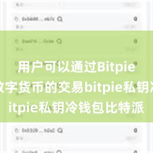 用户可以通过Bitpie钱包参与数字货币的交易bitpie私钥冷钱包比特派