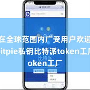 在全球范围内广受用户欢迎bitpie私钥比特派token工厂