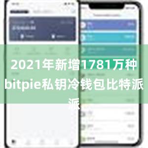 2021年新增1781万种bitpie私钥冷钱包比特派